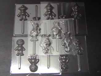 Sesame Friends Set of 5 Chocolate Candy Molds